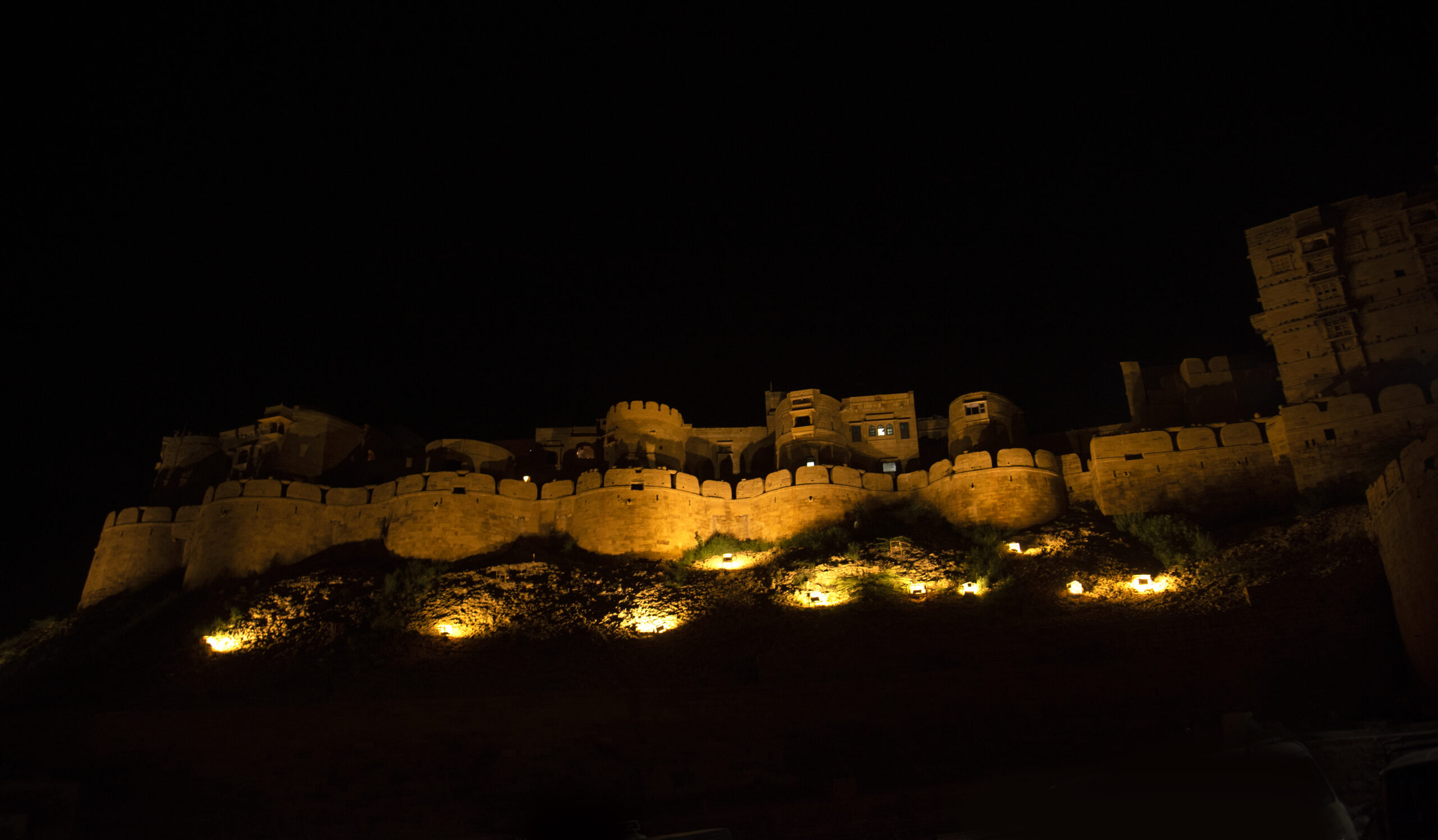 Jaisalmer Fort known as the Golden Fort, Jaisalmer, India.