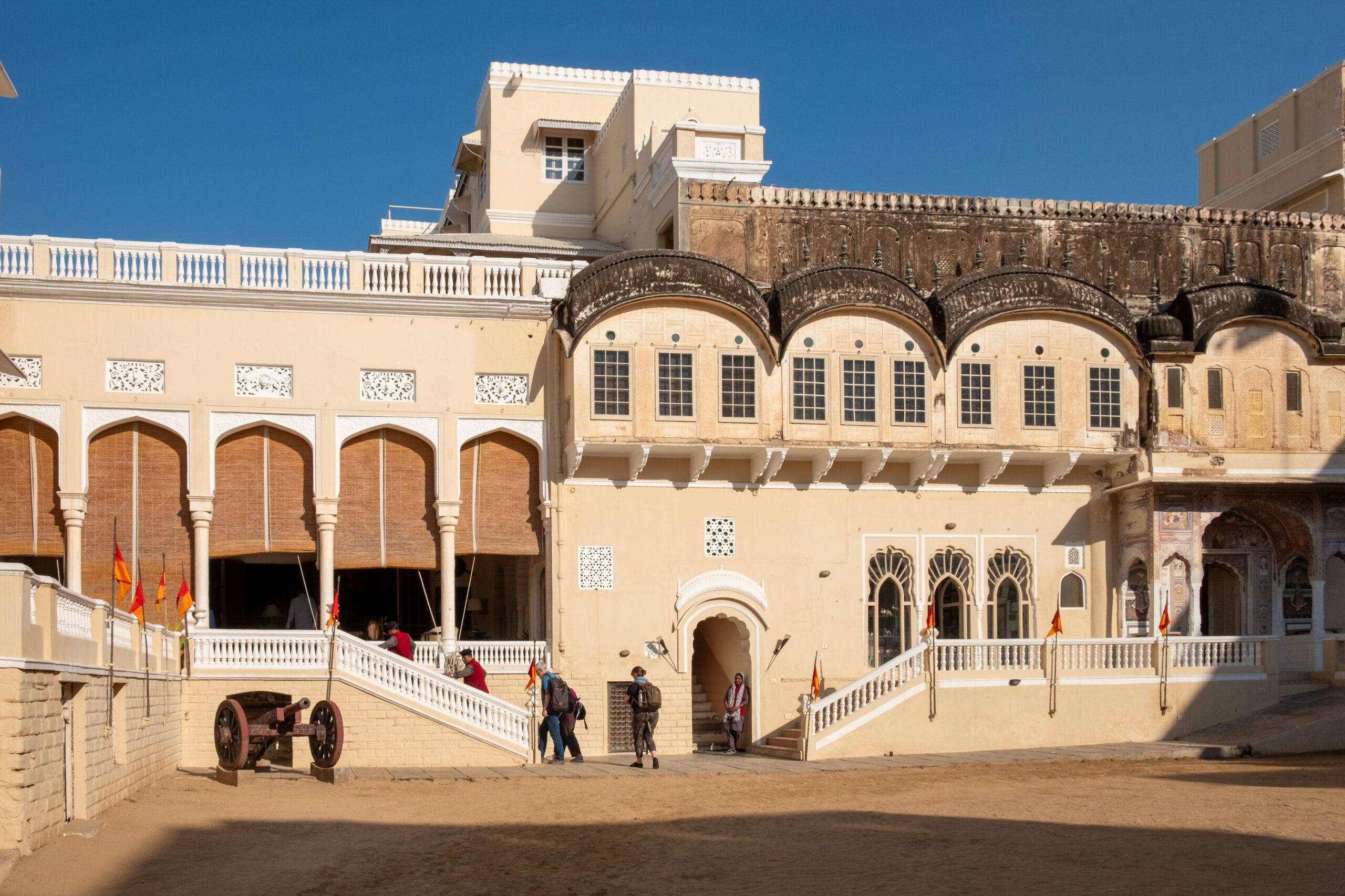 people visit historic Mandawa fort