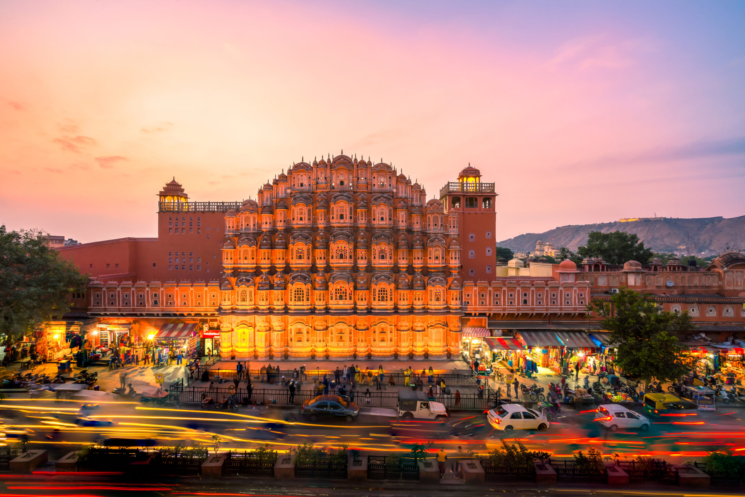 Location 1. Hawa Mahal (Palace of Winds)